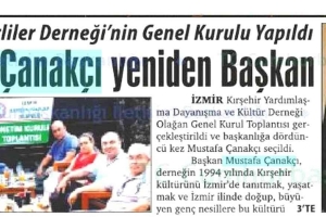 Mustafa Çanakçı Yeniden Başkan