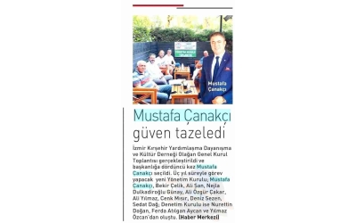 Mustafa Çanakçı Güven Tazeledi